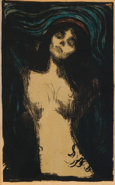 Edvard Munch, Madonna, 1895 – 1902, litografia, Collezione privata © The Munch Museum / The Munch-Ellingsen, Group by SIAE 2013