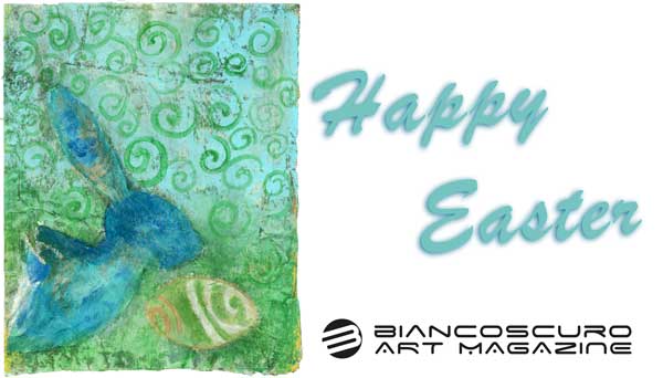 happy easter biancoscuro buona pasqua