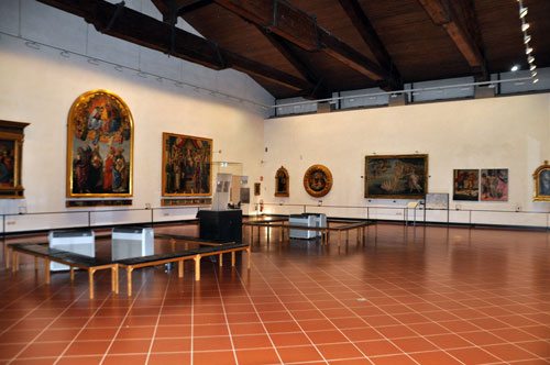Uffizi-Sala-Botticelli-con-Venere biancoscuro art magazine