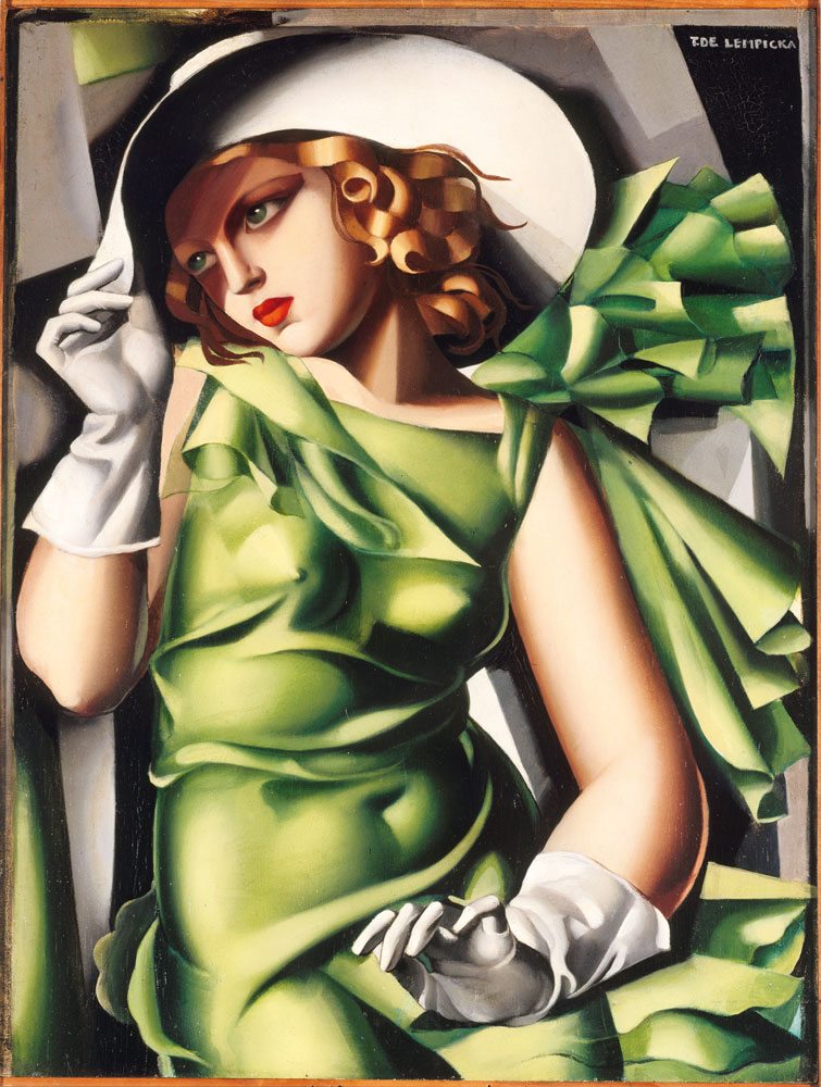 Jeune fille en vert (Jeune fille aux gants) olio su compensato, anno 1927/1930, 61,50x45,50x0,00 cm. Paris,Centre Pompidou - Musée national d’art moderne/Centre de création Industrielle © Centre Pompidou MNAM-CCI, Dist. RMN - Grand Palais/Droit réservés © Tamara Art Heritage. Licensed by MMI NYC/ ADAGP Paris/ SIAE Roma 2015