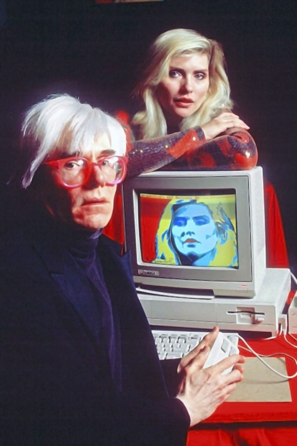 biancoscuro_Presentazione-Amiga-1000_1985_Andy-Warhol_Debbie-Harry1000