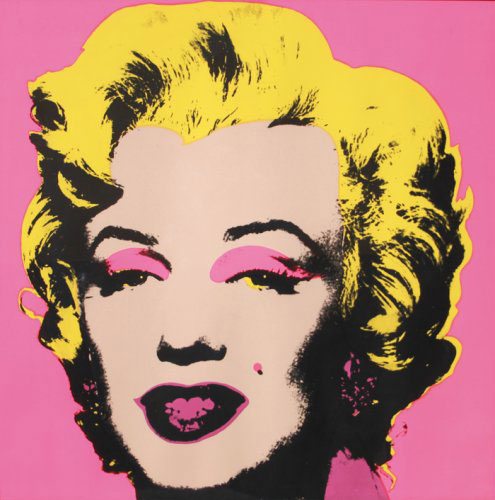 Marilyn, Andy Warhol, Stampa digitale, 91x91 cm