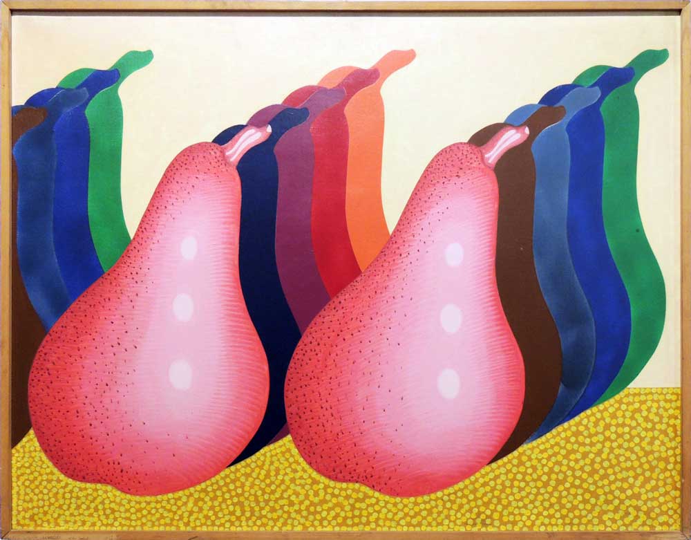 Concetto Pozzati, "Pera" 100x80, 1967