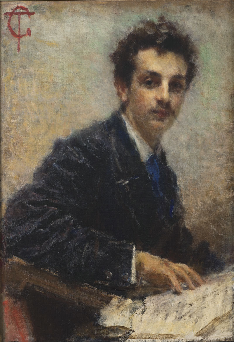 Tranquillo Cremona Ritratto di Benedetto Junck 1874 circa, olio su tela, 83x58 cm. GAM, Galleria Civica d’Arte Moderna e Contemporanea, Torino