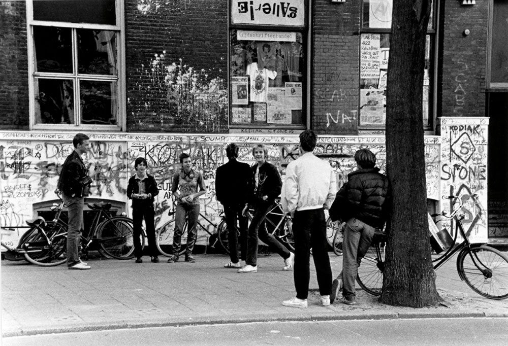 Sotto: Steye Raviez - Amsterdam de Jaren 70 1983, fotografia Dutch Graffiti library, Amsterdam ©