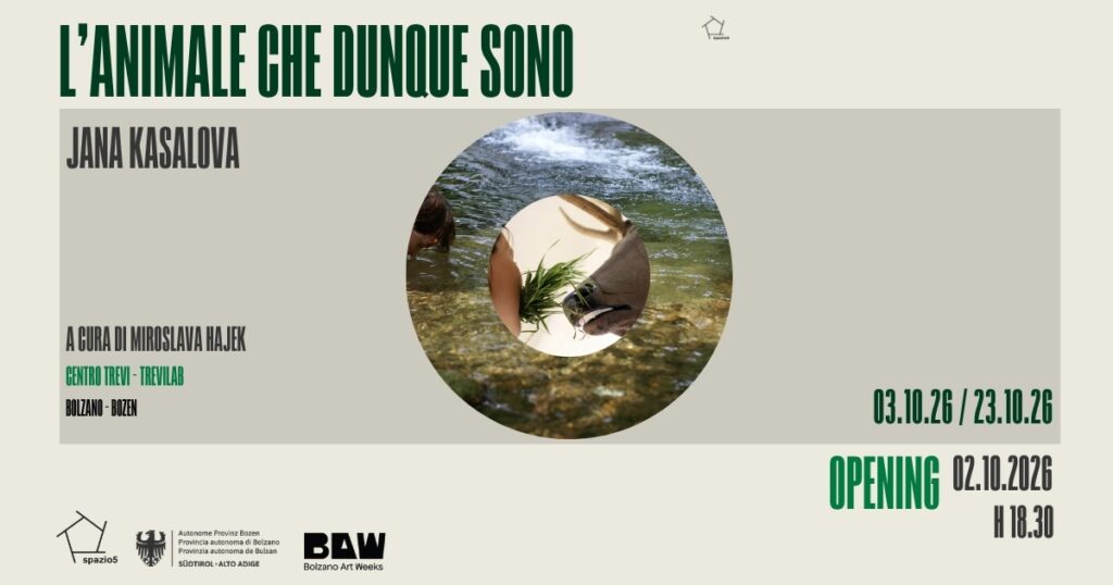 Invito jana Kasalova - L'animale che dunque sono